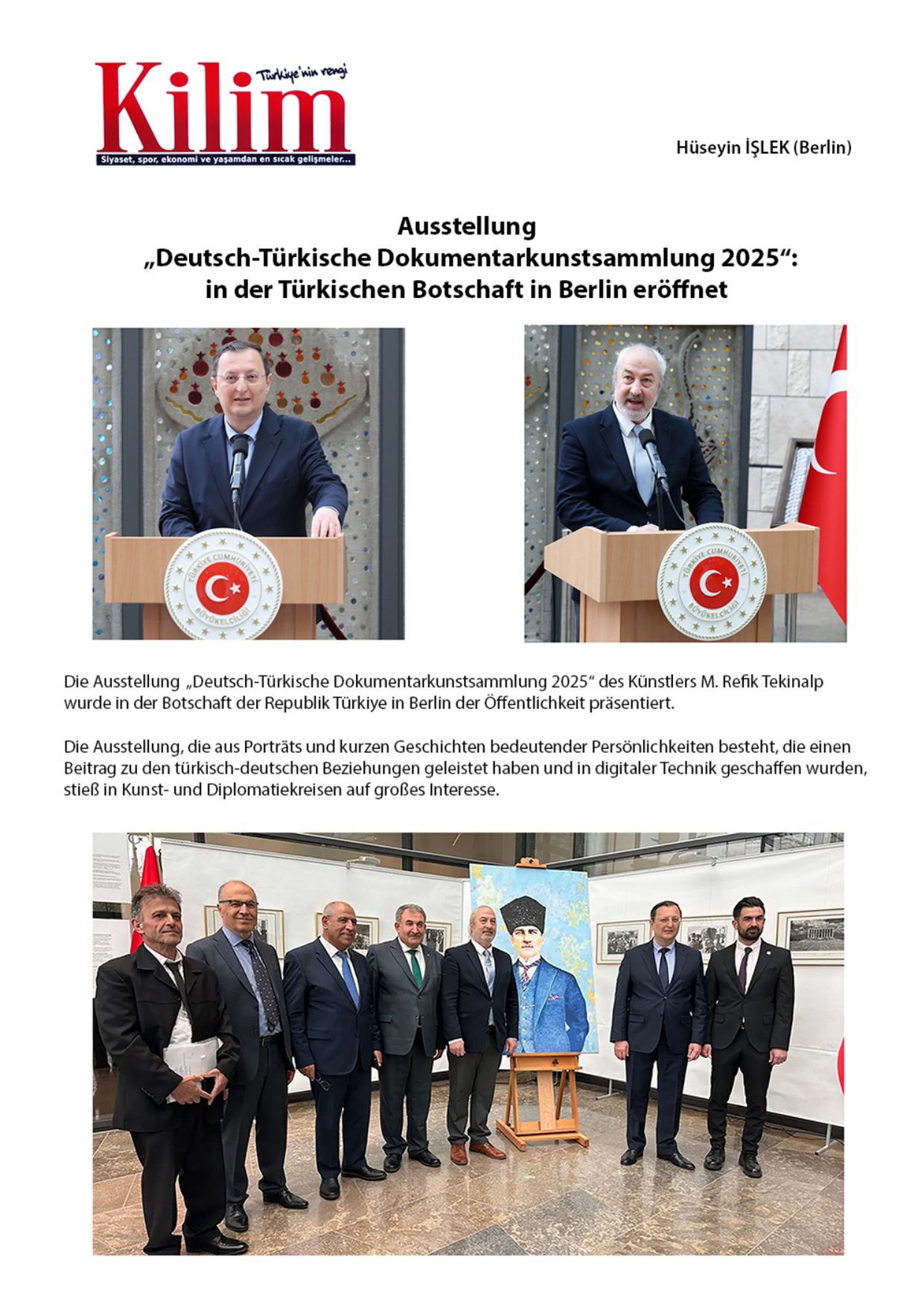 Kilim Zeitungsartikel (deutsch)